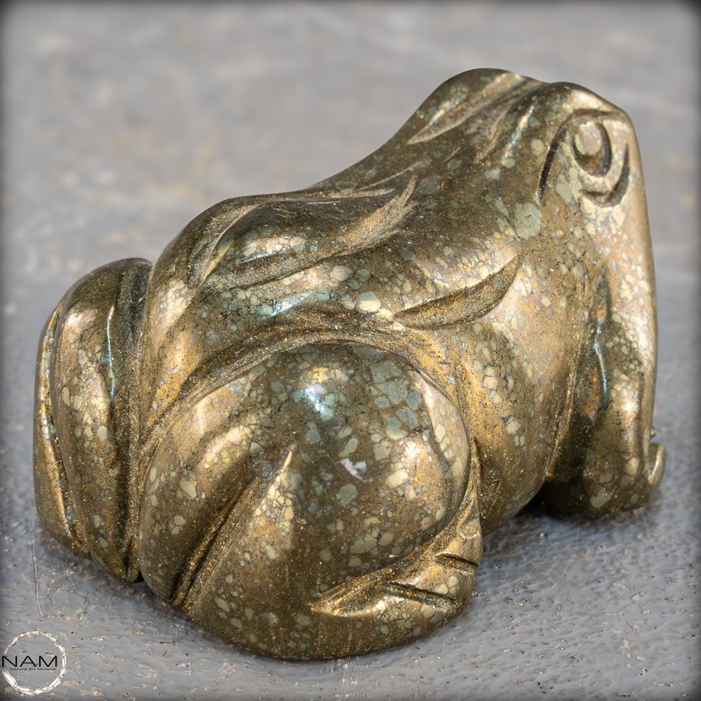 Topkwaliteit pyriet kikker- 123.85 g #4.3