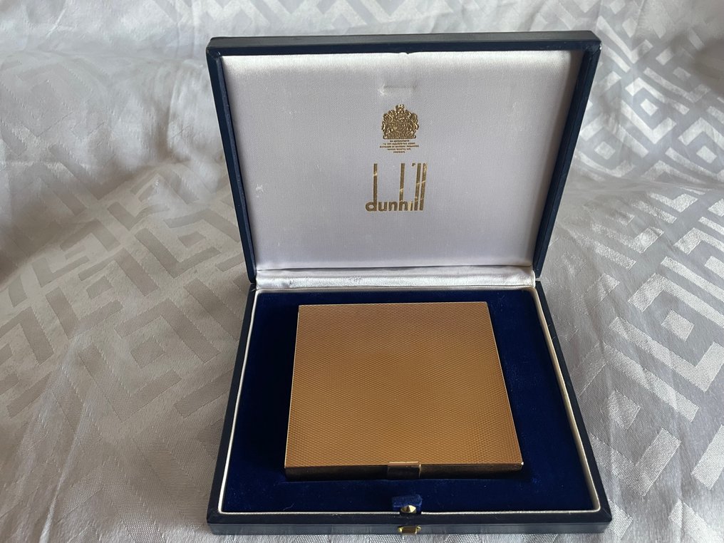 Dunhill - Cigarette case - Gold plated - Cigarette case #1.0
