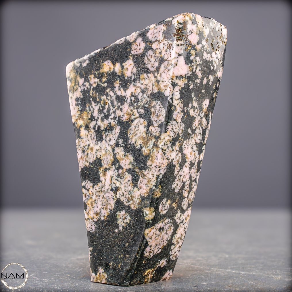 Φυσικός obsidian με μοτίβο χιονονιφάδας Εντυπωπικό στυλ συλλέκτη με αντίθετο μοτίβο.- 395.07 g #3.2