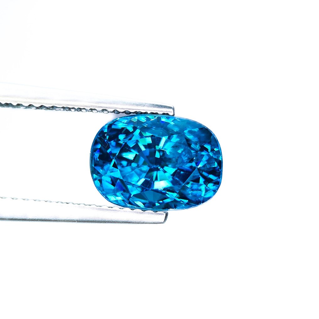 没有保留价 蓝色 锆石  - 7.72 ct - 国际宝石研究院（IGI） #1.0