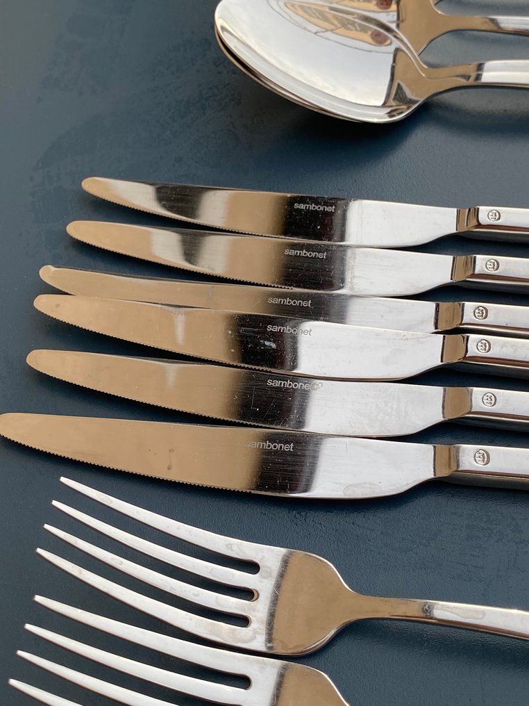 Sambonet - 6人用餐桌用具 (17) - 钢 #1.0