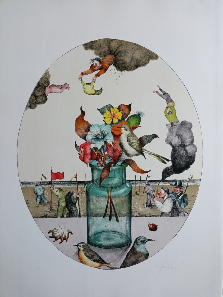 Roberto Fontirossi (1940) - Fiori sul mare #1.0