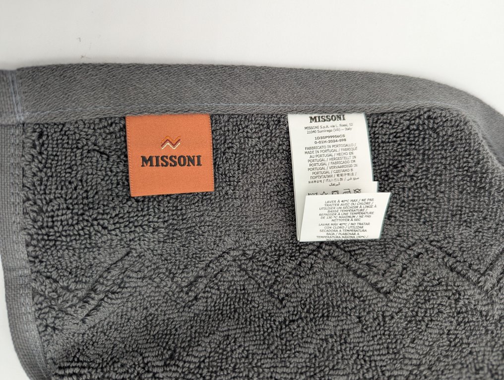 Missoni - Missoni - Ζιγκ-ζαγκ πετσέτα, χωρίς ελάχιστη τιμή, telo. - Πετσέτα θαλάσσης  - 70 cm - 40 cm #2.1