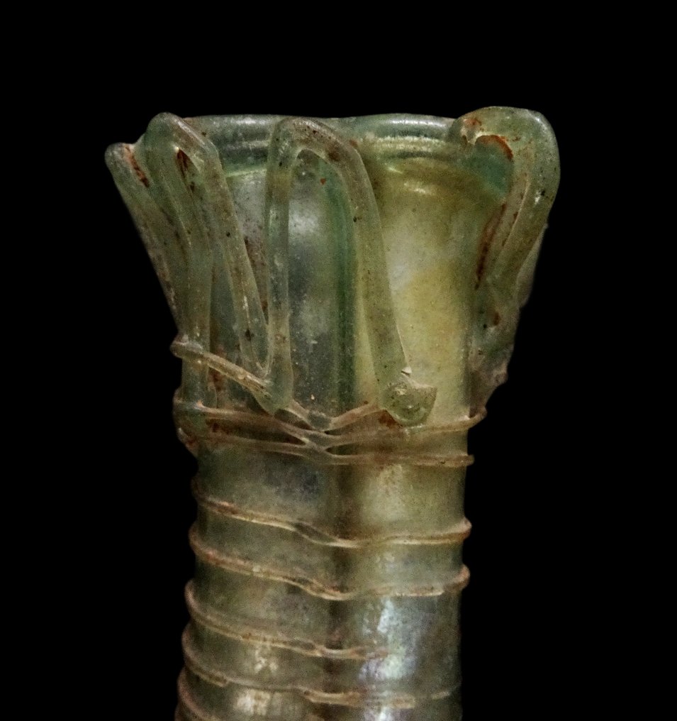 古罗马 双层彩色玻璃香膏瓶，公元2世纪 #2.1