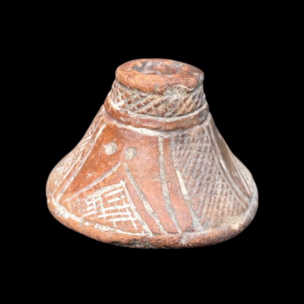 Malacate pré-colombiano (Astecas - Maias - Quimbayas - Incas) Terracota Spinsteen de malacate - 27 mm  (Sem preço de reserva) #1.0