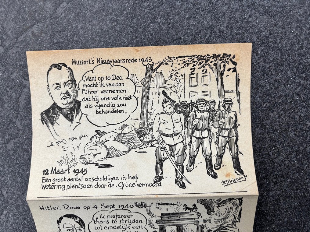 Olanda - Document - Mussert's Nieuwjaarsrede 1943 - 1945 #1.0