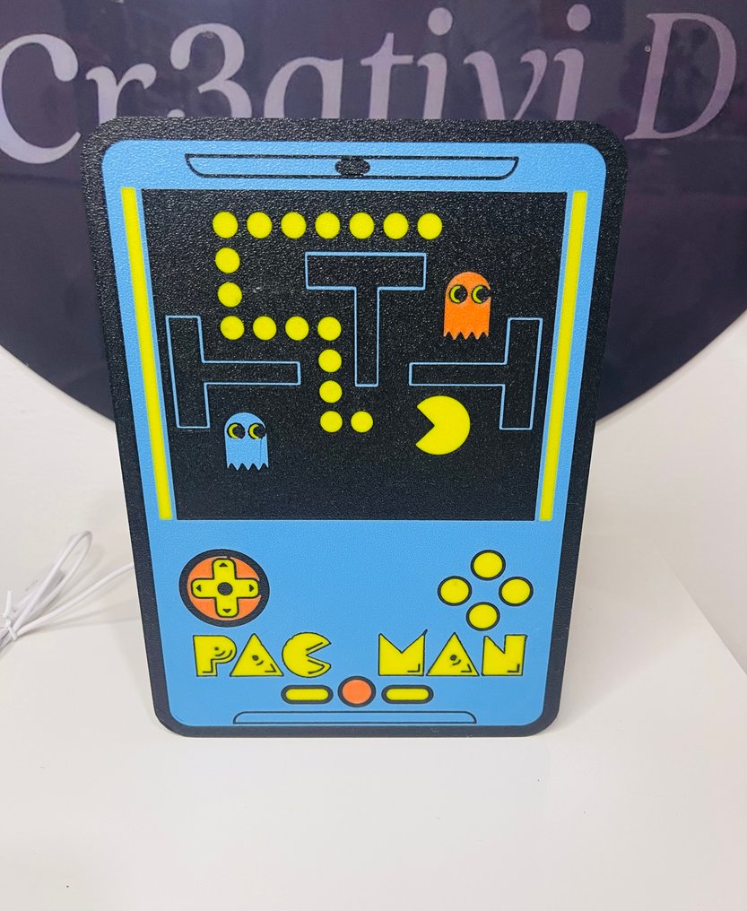 定制灯牌 – 复古街机游戏风格设计 – 意大利制造 - Cr3ativid - 灯箱 - 塑料 #2.1