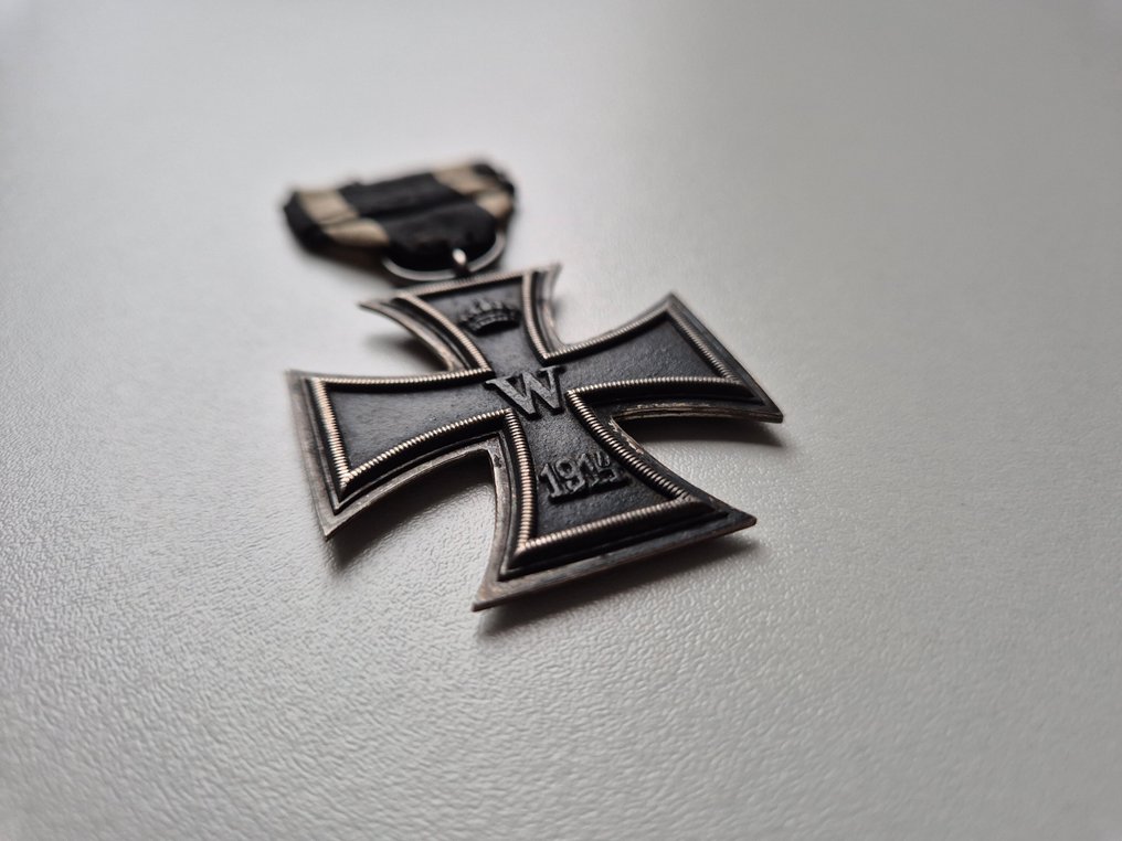 德國 - 軍功章 - 德国铁十字二级，制造商"F.r."（Friedländer），稀有！ - 1918 #2.1