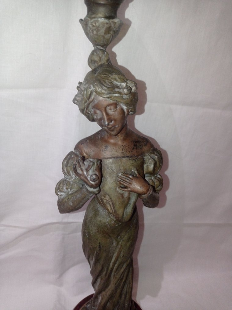 Lampada a cherosene - Bronzo, Vetro - Gusto da ruchot #3.2