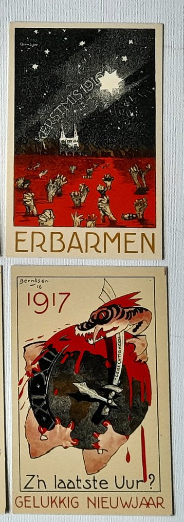 荷蘭 - 第一次世界大戰 - 明信片 (8) - 1916-1917 #1.0