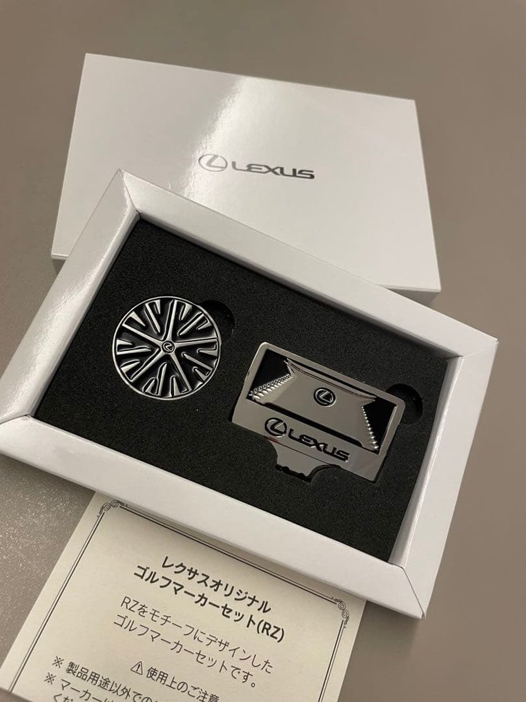 Lexus — Original Golf Marker Accessory Set (RZ Design), Silver Finish,  #1.0