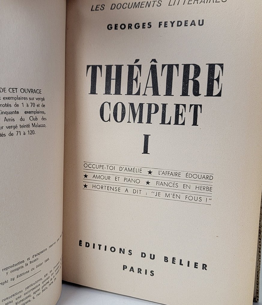 Georges Feydeau - Théâtre complet - 1948 #3.2