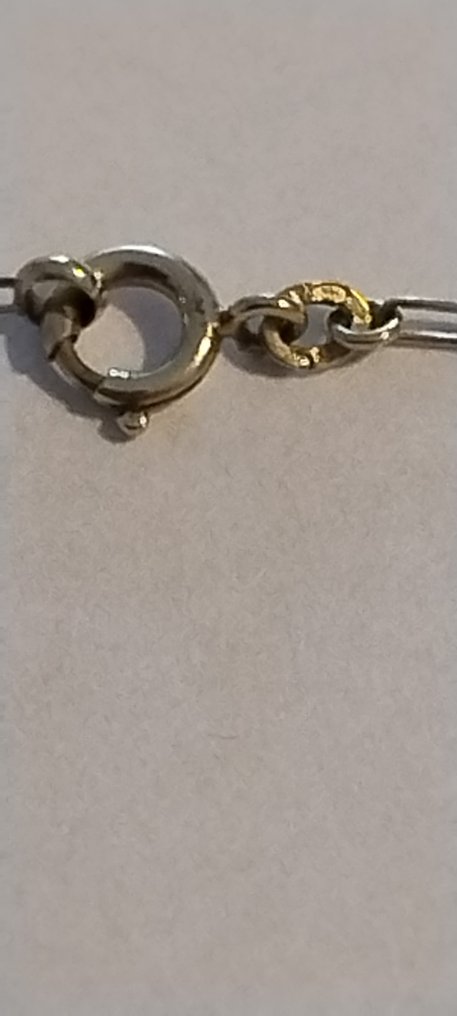 Κολιέ τσόκερ - 14 καράτια Κίτρινο χρυσό - 585 χρυσή αλυσίδα με άγκυρα #1.0