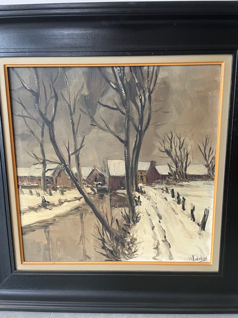 Marcel Kekebos (1937) - Winterlandschap #2.1