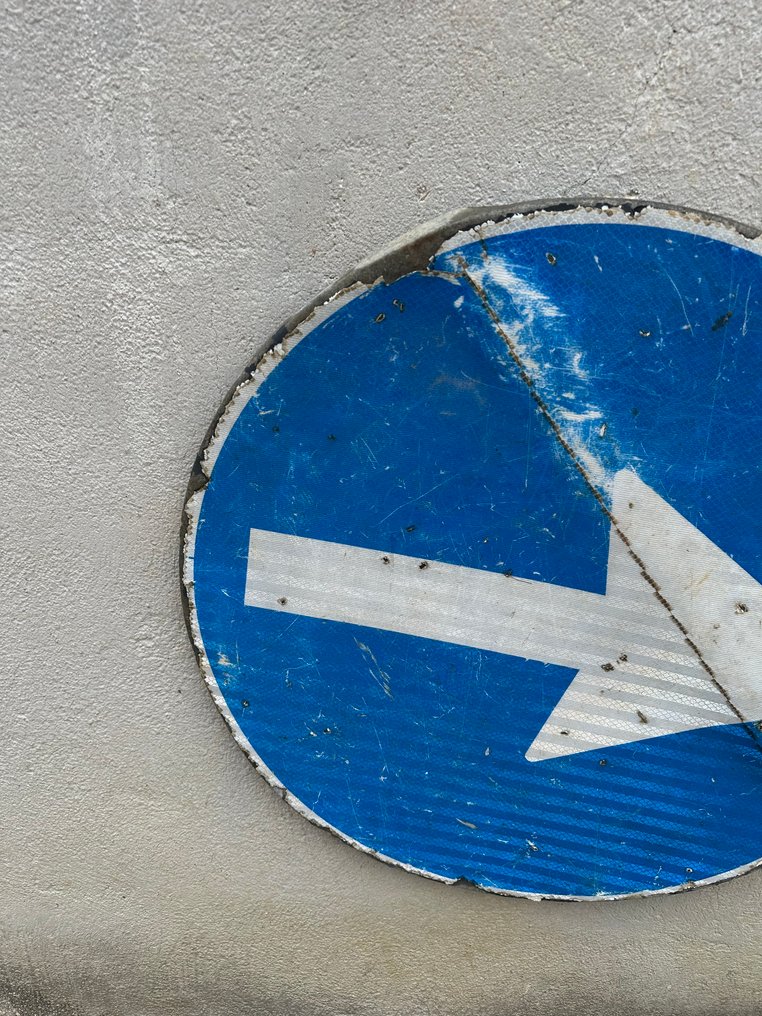 Σήμανση υποχρεωτικής δεξιάς στροφής - Σήματα οδικής κυκλοφορίας - Αλουμίνιο, Πλαστικό #4.3