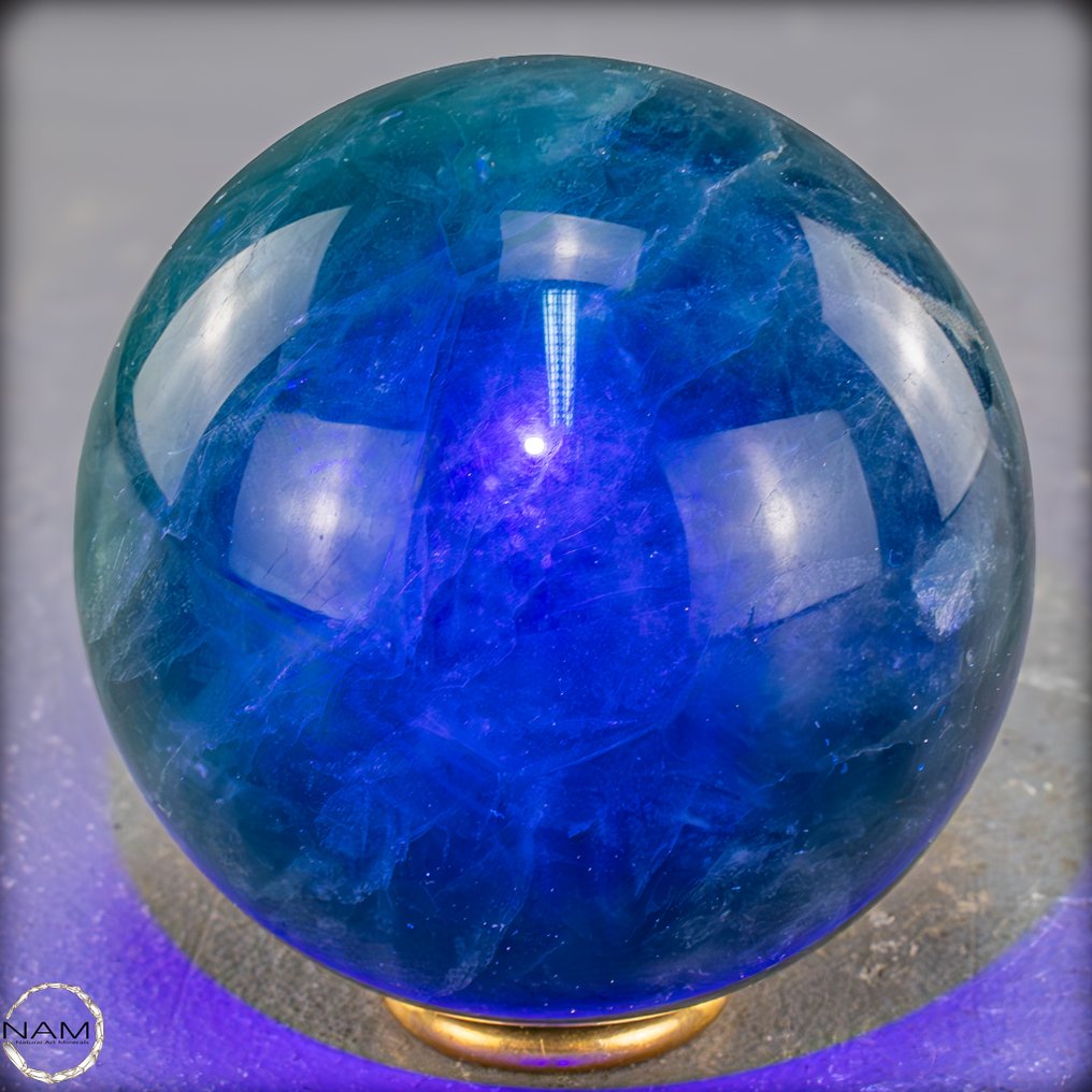 魔法萤石球 清晰与和谐的完美形式- 613.94 g #3.2