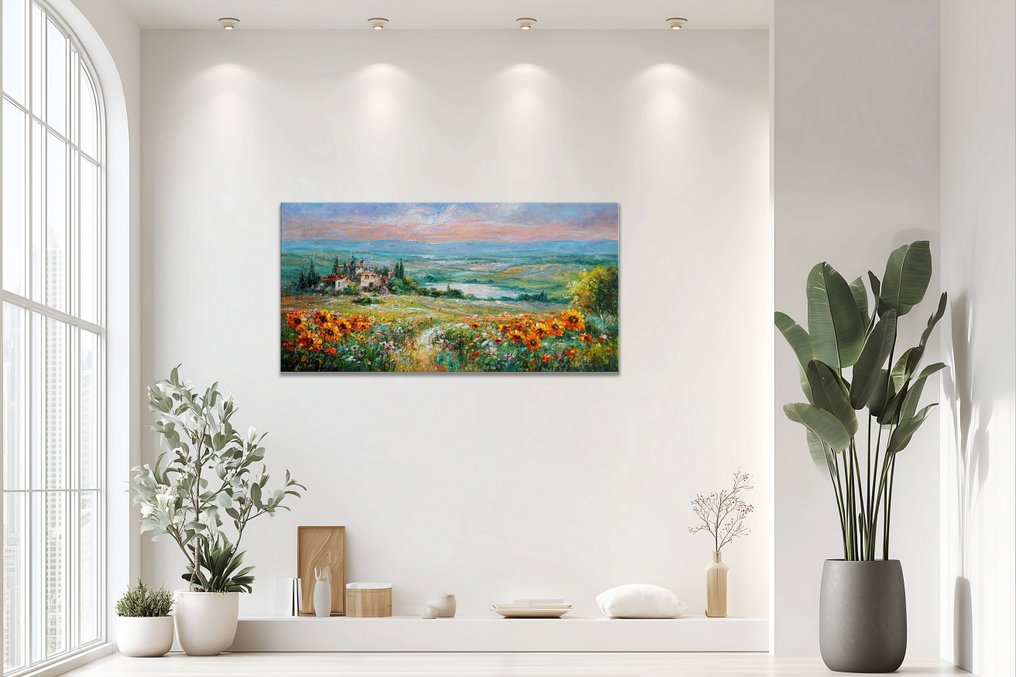 StefanoArt - Tuscan Sunflower Field #3.2