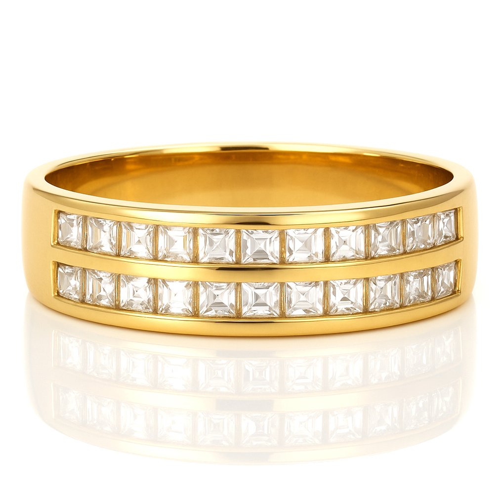 Δαχτυλίδι - 18 καράτια Κίτρινο χρυσό - 0.33ct. tw. Διαμάντι (Φυσικό) #3.2