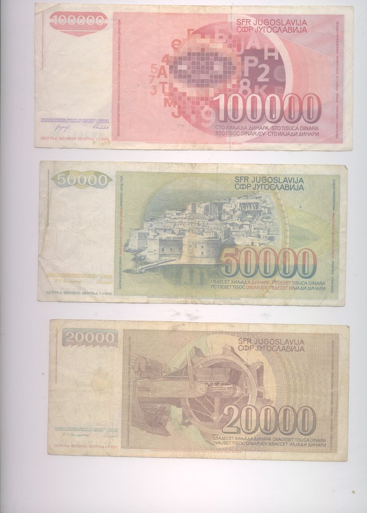 Världen. - 98 banknotes - various dates  (Utan reservationspris) #4.3