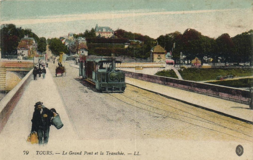 Γαλλία - Σιδηροδρομικές γραμμές - Υπέροχο!!! - συμπεριλαμβανομένων σταθμών, τρένων και τραμ στην εικόνα του - Καρτ-ποστάλ (95) - 1900-1940 #1.0