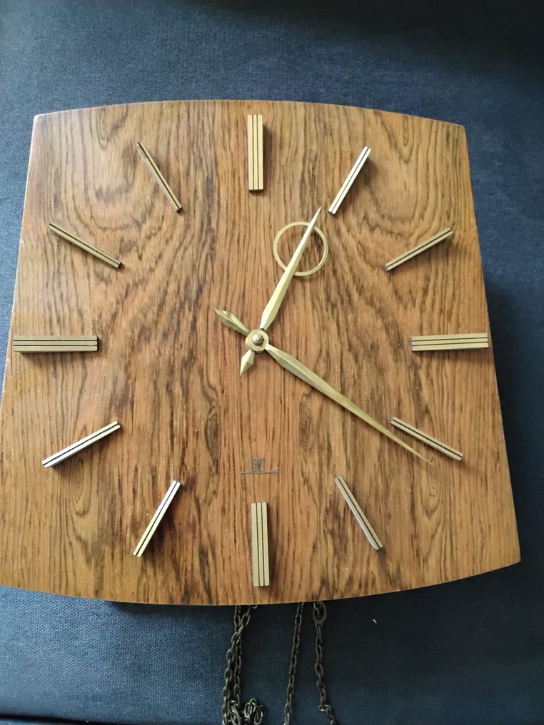 Klokke (4) - FHS Franz Hermle & Sohn Bauhaus Tre - 1960-1970 #4.3