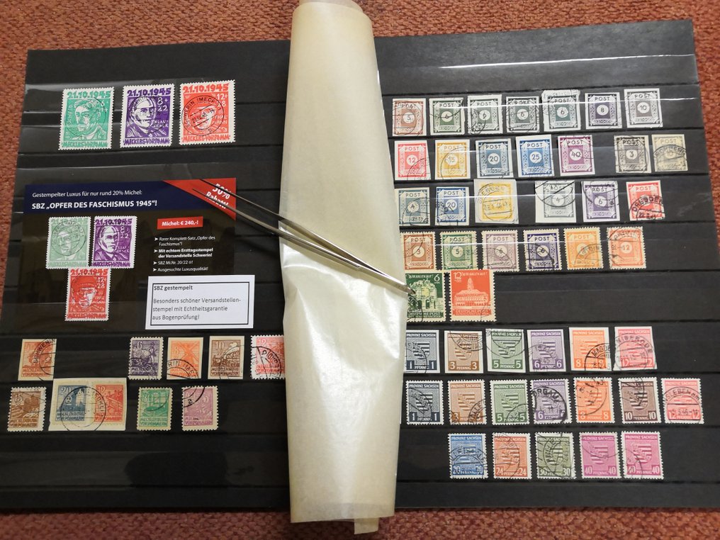 Συμμαχική Κατοχή - Γερμανία (Σοβιετική ζώνη) 1945/1946 - Συλλογή όλων των επαρχιών. #1.0