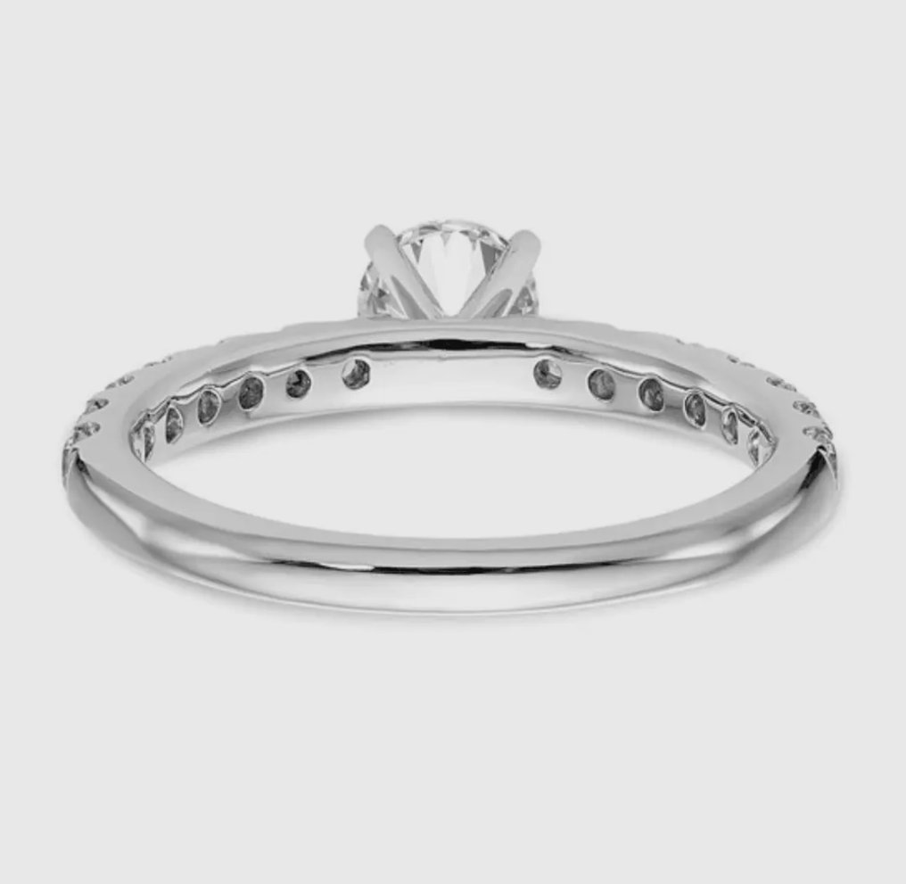 Pala Diamond - Engagement ring - 14 kt. White gold - Diamond #3.2