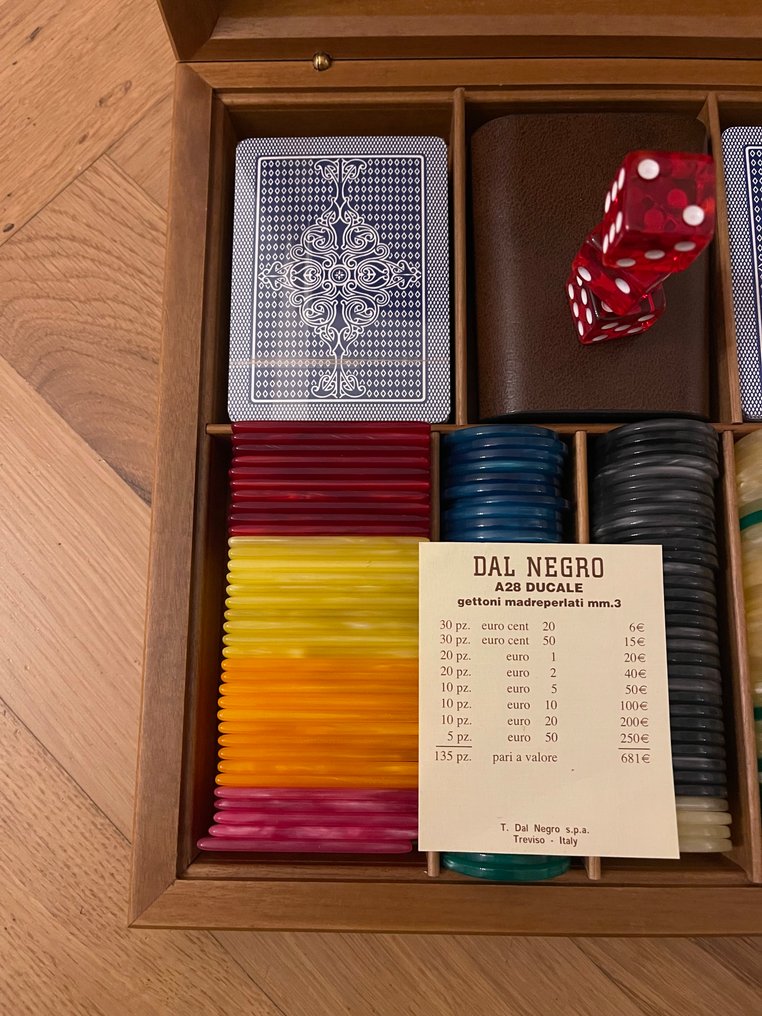 撲克牌套裝 - Dal Negro A28 Ducale - 木 #3.2