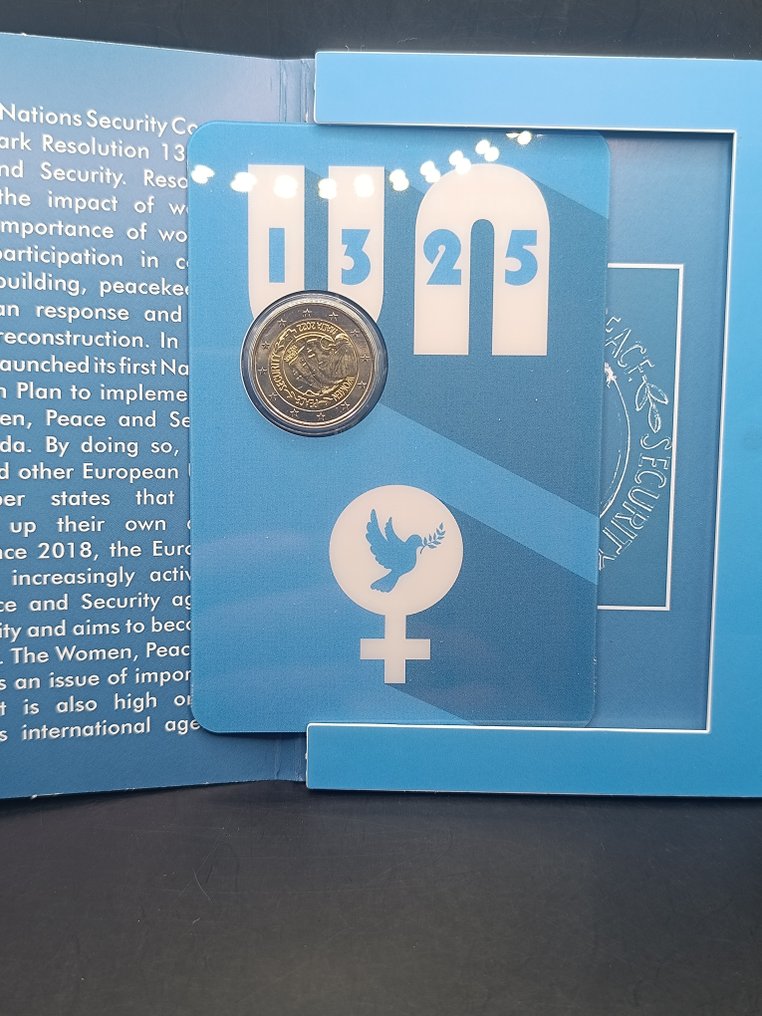 Μάλτα. 2 Euro 2022 "Women Peace and Security"  (χωρίς τιμή ασφαλείας) #1.0
