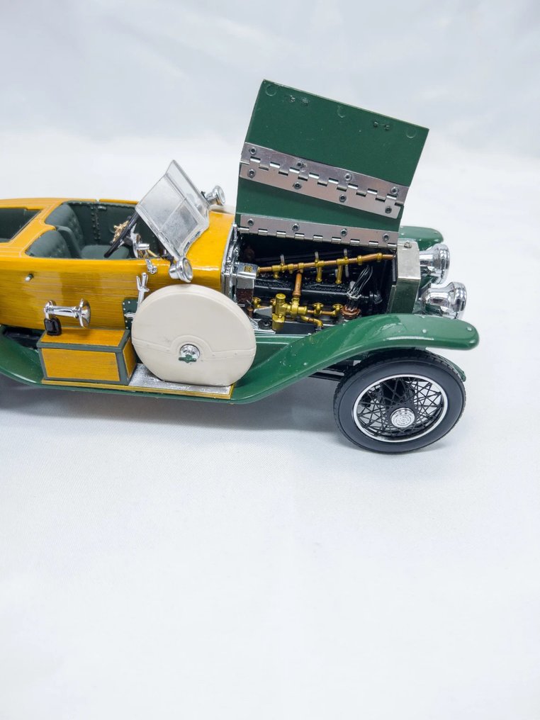 Franklin Mint 1:24 - Modelbil - 1914 Rolls-Royce Silver Ghost Wood Body #4.3