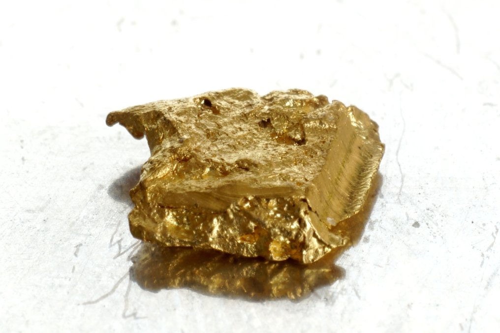 金色 土著，来自苏里南或法属圭亚那的金块（金块）- 0.99 g - (1) #1.0