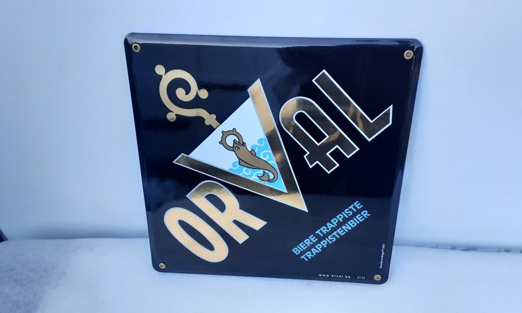 Emaillerie Belge - Orval - 琺瑯標誌牌 - 编号31 - 瑪瑙 #1.0