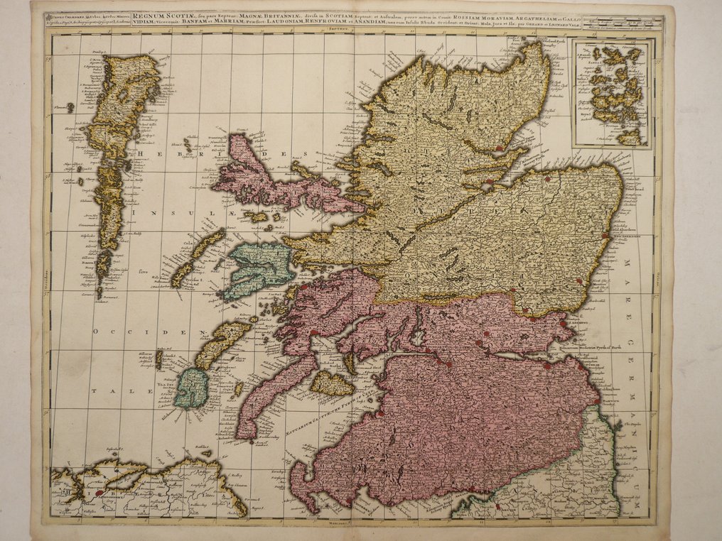 Ηνωμένο Βασίλειο - Σκωτία; Gerard et Leonard Valk - Regnum Scotiae (...) - 1681-1700 #1.0