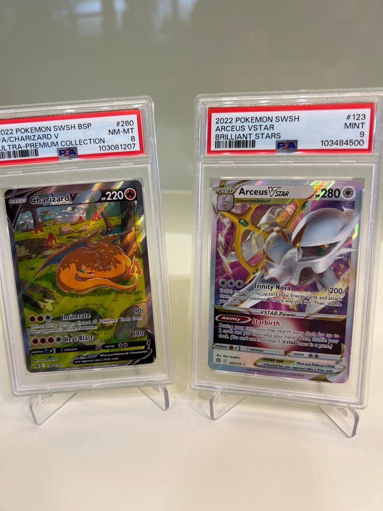 Pokémon - 2 Graded card - PSA 9 - Sword & Shield #1.0