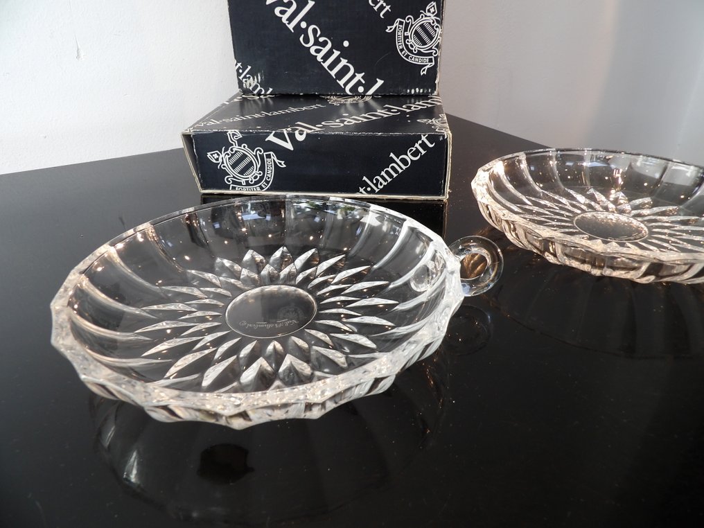 Val Saint Lambert - René Delvenne - Vase (3)  - Krystal #1.0