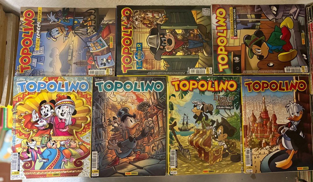 Topolino 3001/3100 - Lotto di 93 libretti - 93 Comic - EO #4.3