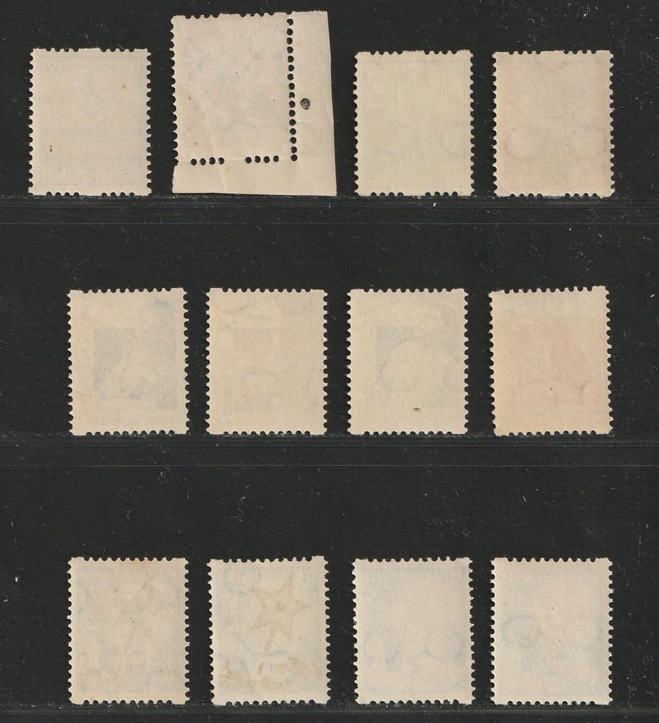 荷蘭 1927/1933 - 3个完整系列的滚动 - NVPH R78/R81, R90/R93, R98/R101 #1.0