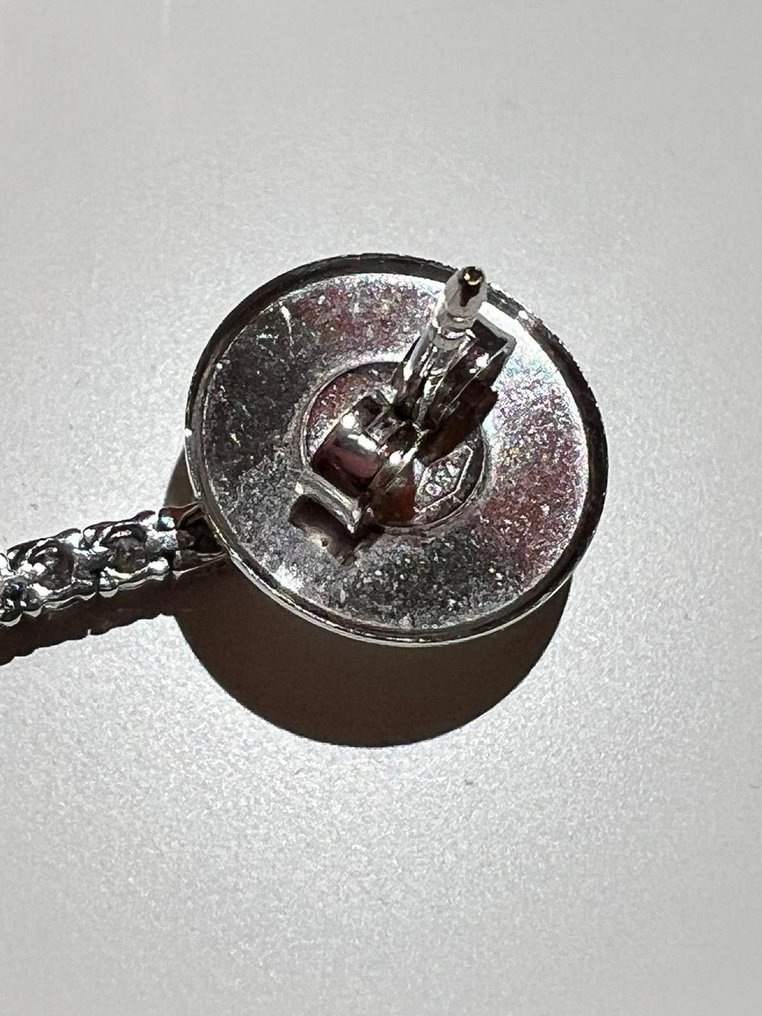 Korvakorut - 18 kt. Valkokulta #4.3