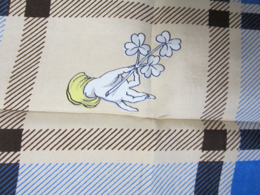 Hermès - BAGPIPE CORNEMUSE DE HUGO GRYGKAR DE 1951 TRES RARE SOIE - Fular #4.3