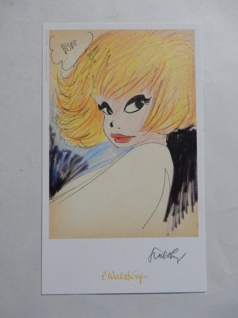 Natasja - 69 - Artboek Natacha - opdrachttekening + 5 ex-libris - 1 Album - 第一版 - 2025 #3.2