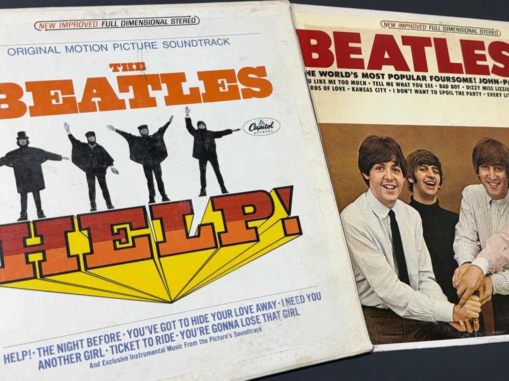 披頭四 - Beatles VI & Help! (USA issues!) - 多個標題 - LP 專輯(多個) - 1965 #1.0