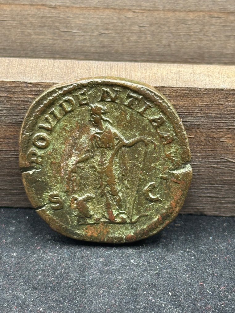罗马帝国. 西弗勒斯·亚历山大 （公元222-235）. Sestertius Rome - PROVIDENTIA AVG  (没有保留价) #3.2