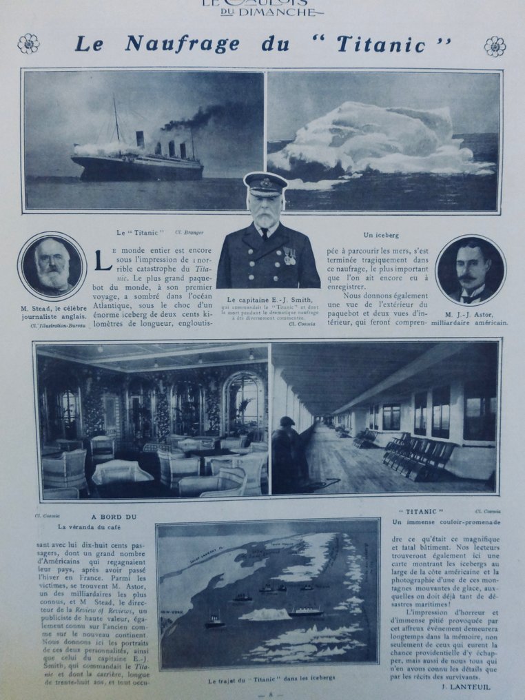 Document - . - Titanic  14 journaux originaux de 1912 consacrés au naufrage - 1912 #3.2