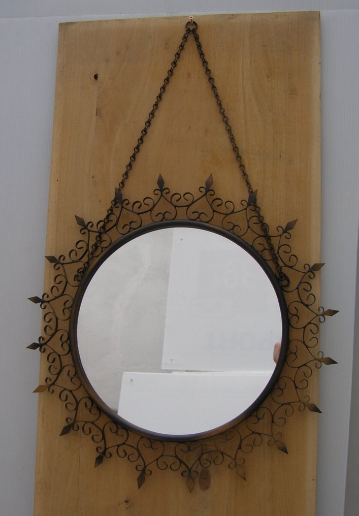 镜子  - 玻璃, 铁 - miroir Chaty Vallauris #3.2