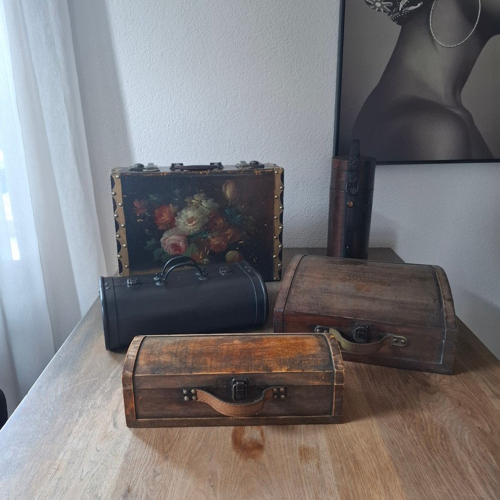 Διακοσμητικό στολίδι (5) - Ολλανδία - βαλίτσες κρασιού #1.0