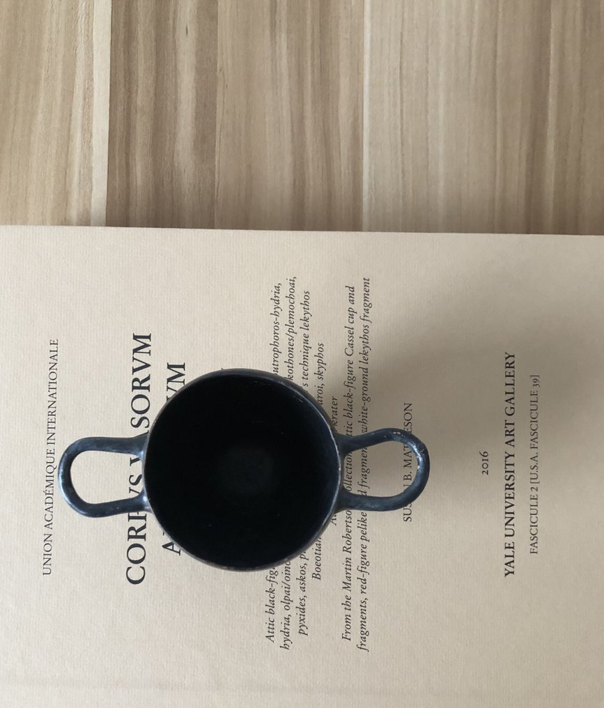 古希臘，古典時期 Terracotta Skyphos - 7.4 cm #1.0