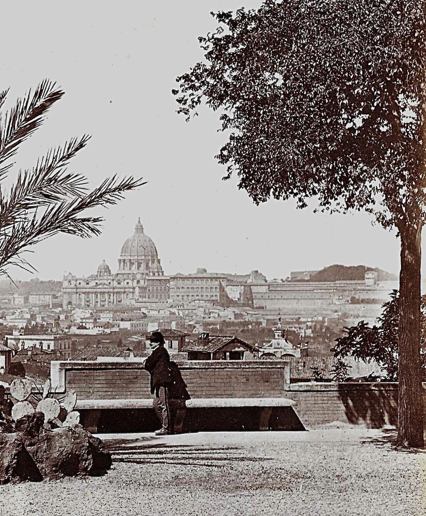 Fratelli Alinari - Roma : Monte Pincio - 2 albumine #2.1