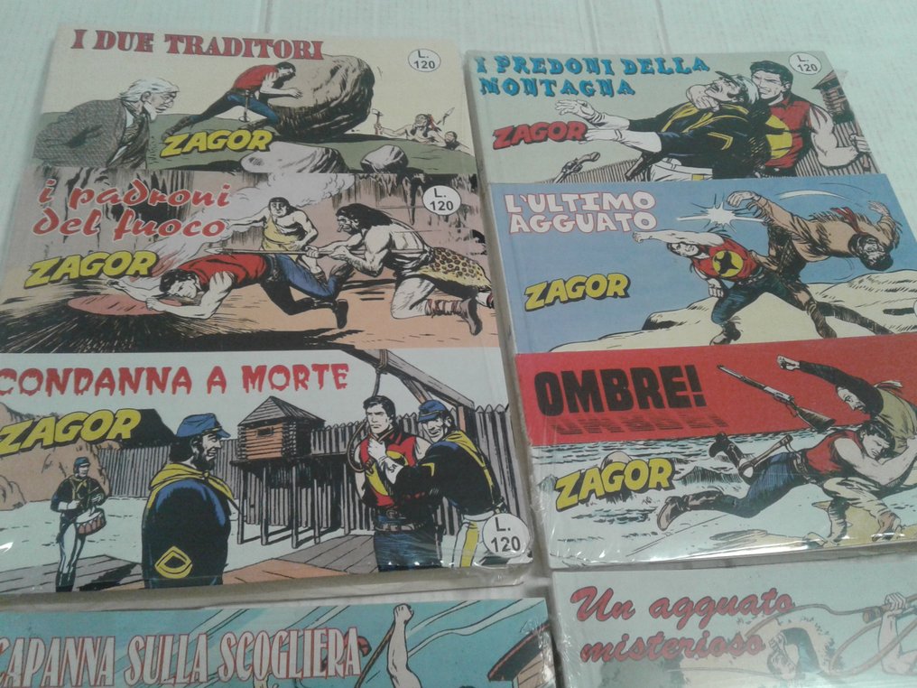 Zagor n° 40/51 - raccoltine anastatiche Mercury - 15 Comic #1.0