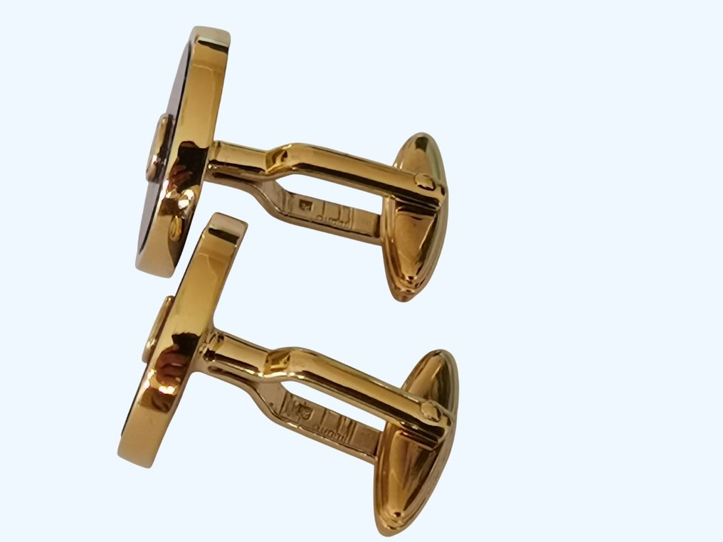 Alfred Dunhill - Lápis-lazúli - Banhado a ouro - Botões de punho #3.2