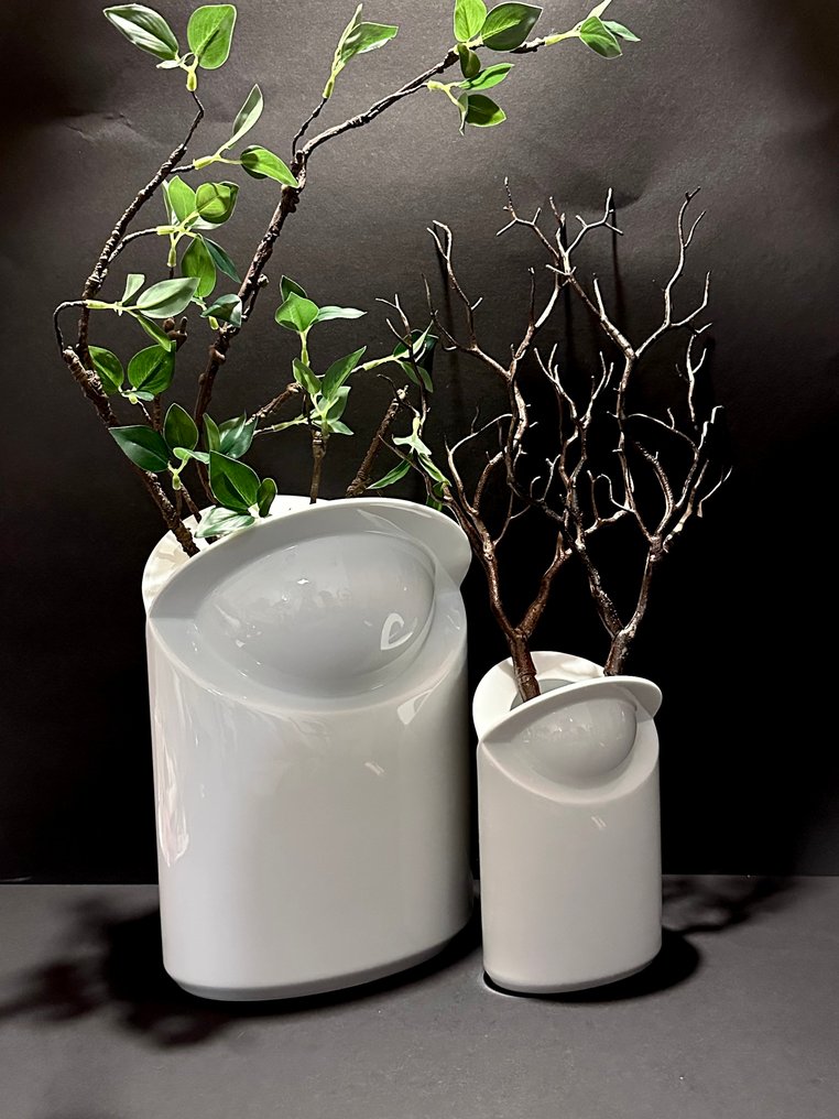 Rosenthal - Jan van der Vaart - Βάζο (2) -  Nautica  - Πορσελάνη #2.1